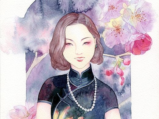 夜樱（个人主页-ZMTI2NzE0OTY=） - 商业插画 - 站酷设计师双兔纸原创素材 - 站酷ZCOOL