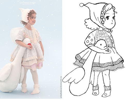 人物練習(xí)（個(gè)人主頁(yè)-ZNTM1OTYzNzY=） - 兒童插畫 - 站酷設(shè)計(jì)師丁卿原創(chuàng)素材 - 站酷ZCOOL