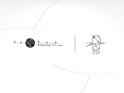 ruiyi painting studio & yu_fan personal logo