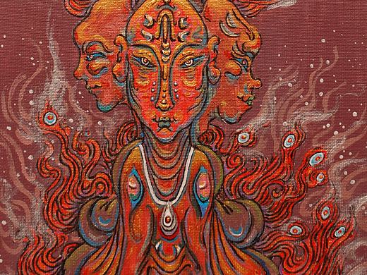 丙烯裝飾畫(huà)東方玄幻生物系列（個(gè)人主頁(yè)-ZMjA0MjQ4MTI=） - 商業(yè)插畫(huà) - 站酷設(shè)計(jì)師麓淘原創(chuàng)素材 - 站酷ZCOOL