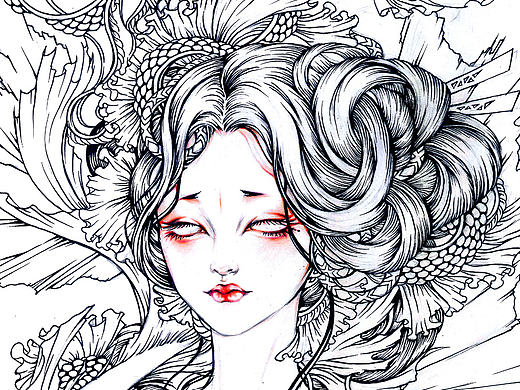   未完待续ing～（线稿阶段）