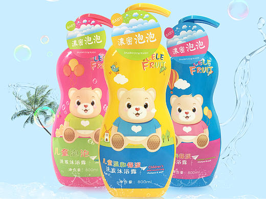 儿童洗发沐浴露