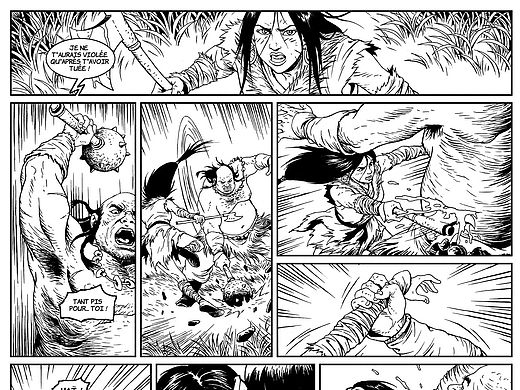 几页新画法国漫画