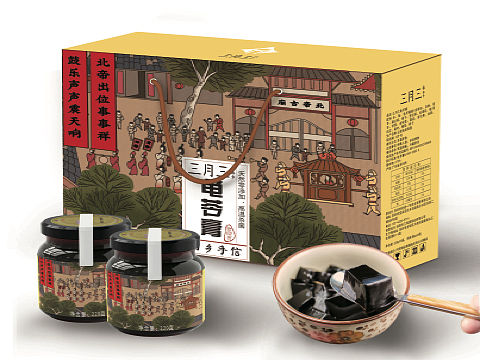 潼湖源龟苓膏包装设计