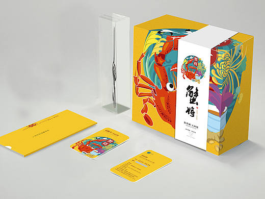 大闸蟹包装蟹卡