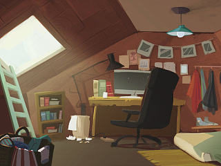 The bedroom ！