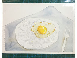 水彩小插画