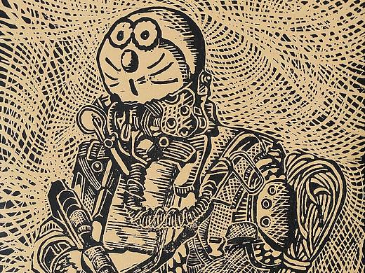 【版画】朋克动画人物 魔改童年