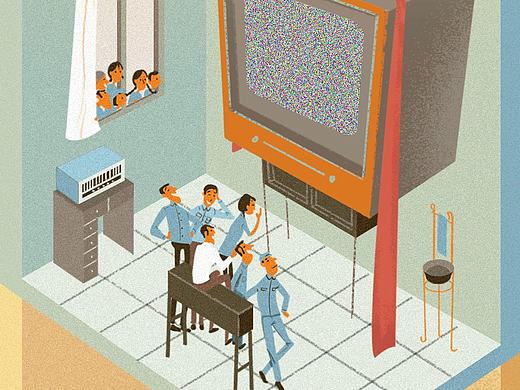 《薄食代》必胜客－商业插画