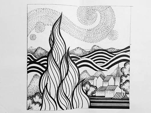 原创·手绘·构成设计