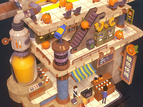 2021三维作品总结（个人主页-ZNDU3NDY3MTY=） - 动画/影视 - 站酷设计师圆西几原创素材 - 站酷ZCOOL