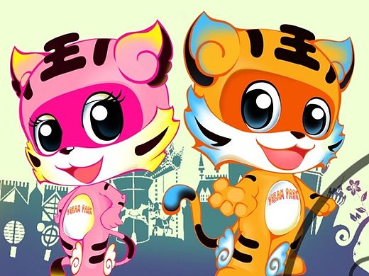 两只老虎 跑得快~