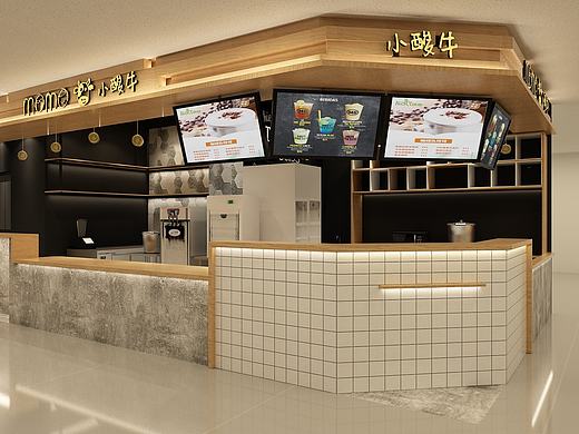 小酸牛饮品店