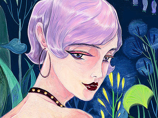 花漾girl系列包装｜装饰画效果