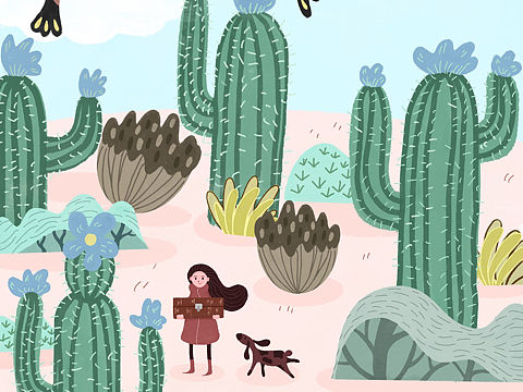 旅行（个人主页-ZNDY4OTE0Njg=） - 商业插画 - 站酷设计师小画家Ukey原创素材 - 站酷ZCOOL