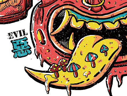 evil（個(gè)人主頁(yè)-ZMjE3MjQ2MDQ=） - 商業(yè)插畫 - 站酷設(shè)計(jì)師YW__WANG原創(chuàng)素材 - 站酷ZCOOL