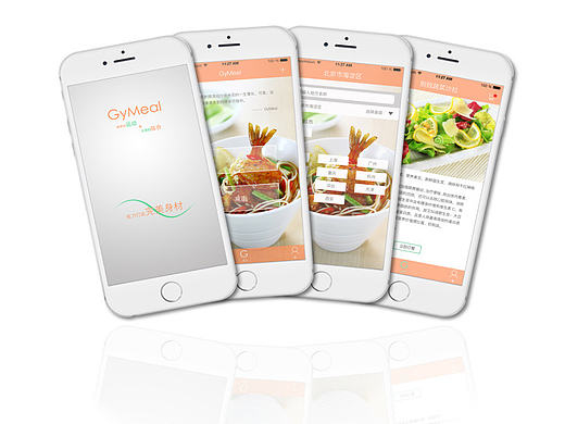"GyMeal"健身餐APP---GUI