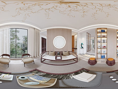 醒我斋（极简新中）（个人主页-ZNDYwNzM0MTI=） - 家装设计 - 站酷设计师玖拾设计祝文杰原创素材 - 站酷ZCOOL