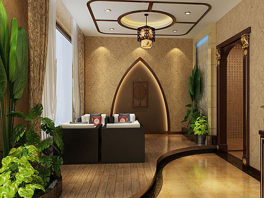 月亮湾美容院_延安特色美容院设计公司|延安专业美容院设计公司|延安专业特色美容院设计公司（个人主页-ZMTUwMTc5ODA=） - 建筑设计 - 站酷设计师延安美容院设计原创素材 - 站酷ZCOOL