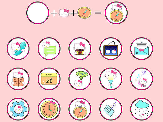 Kitty主题图标GUI展示