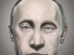 手绘习作-普京大帝