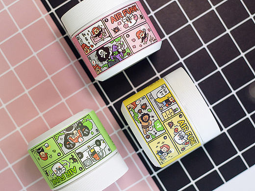 包装插画｜AIR FUNK 空气净化剂