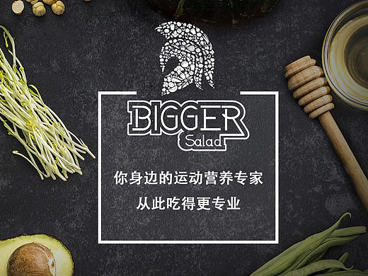 2016 | 繽格沙拉BIGGER SALAD-VI設(shè)計(jì)（個(gè)人主頁(yè)-ZMjE0MzQyNjQ=） - 品牌 - 站酷設(shè)計(jì)師大妮子成仙會(huì)上天原創(chuàng)素材 - 站酷ZCOOL