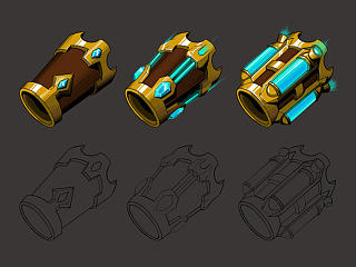 护腕图标三枚（个人主页-ZNTIzMzg0OA==） - 游戏UI - 站酷设计师湿爷Shawnwang原创素材 - 站酷ZCOOL