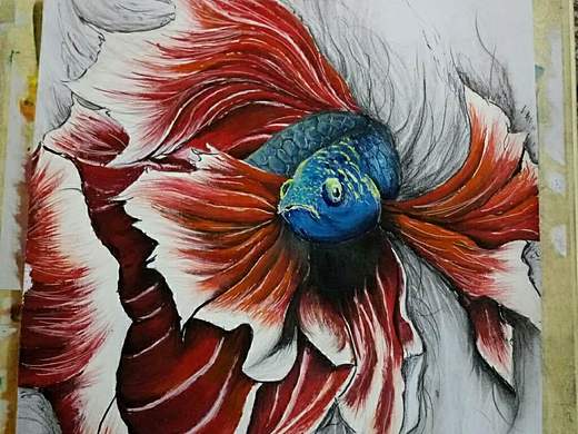 素描與水粉的結(jié)合（個(gè)人主頁-ZMjQ1NDYxNDQ=） - 繪畫 - 站酷設(shè)計(jì)師說演家原創(chuàng)素材 - 站酷ZCOOL