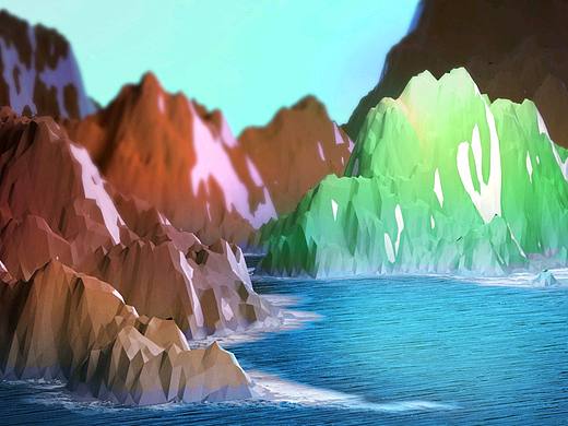 节点山blender小练习（个人主页-ZMzkyNjI5ODg=） - 场景 - 站酷设计师LHJ呀原创素材 - 站酷ZCOOL