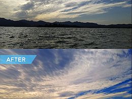 钱塘江和西湖。
