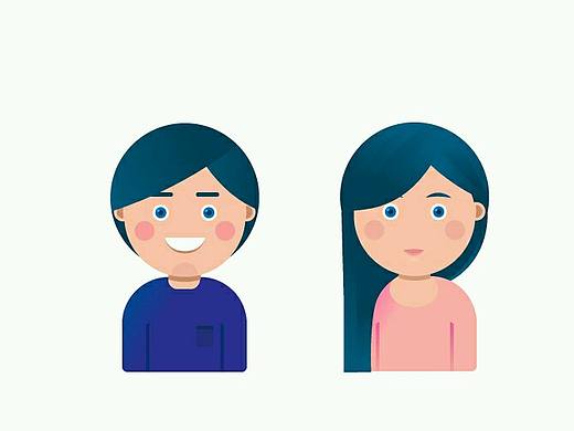 圓臉人物設(shè)定（個人主頁-ZMjE3NDI1ODA=） - 商業(yè)插畫 - 站酷設(shè)計師malongan原創(chuàng)素材 - 站酷ZCOOL