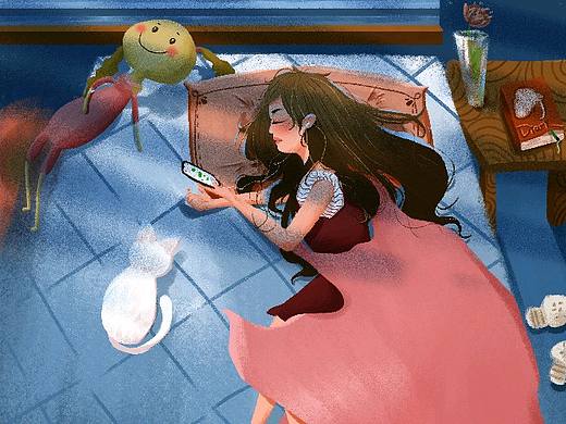 思念（個(gè)人主頁(yè)-ZNDYyMTUyOTI=） - 商業(yè)插畫 - 站酷設(shè)計(jì)師辛五歲原創(chuàng)素材 - 站酷ZCOOL