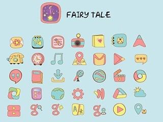 fairy tale 主題（個人主頁-ZNzExNjIwNA==） - 圖標 - 站酷設計師小蝶設計工作室原創(chuàng)素材 - 站酷ZCOOL