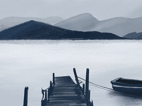 风景插画-每日一练