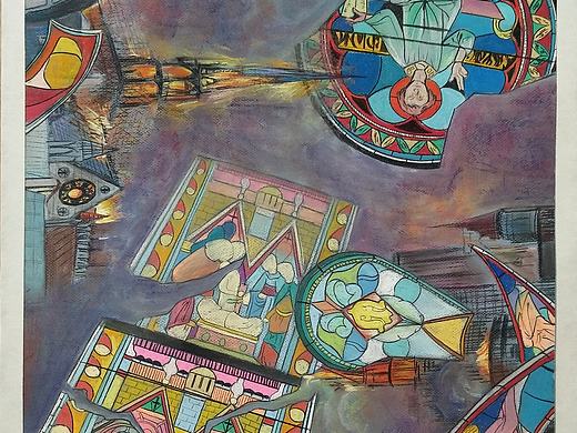 《泣》（个人主页-ZNDU0NTAzMzI=） - 绘画 - 站酷设计师一束小草原创素材 - 站酷ZCOOL