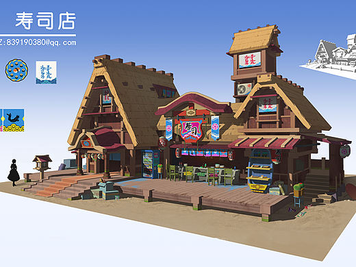 日本寿司店