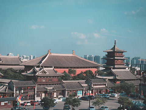 俯视古城