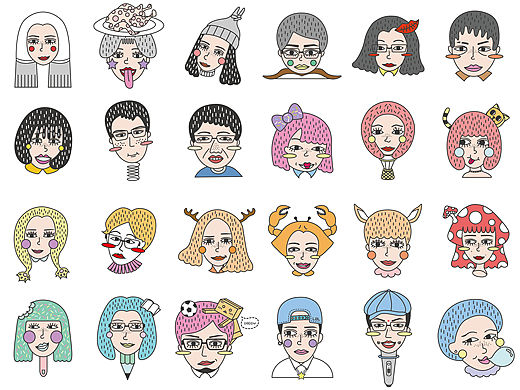 YOYA FAMILY——人物头像