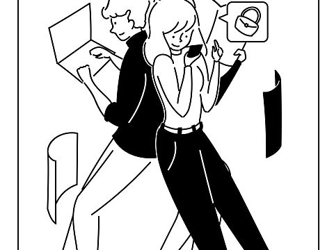 简约插画