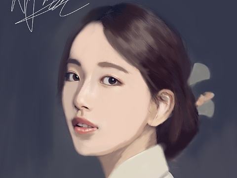 插画铅笔马克笔水彩手绘