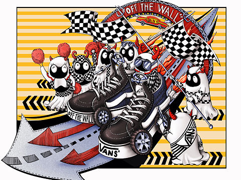 VANS恶魔赛车
