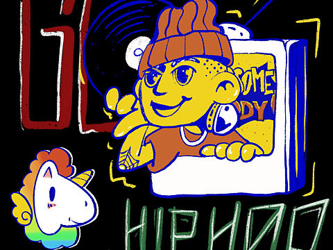 耳机🎧包装&涂鸦印花联名设计