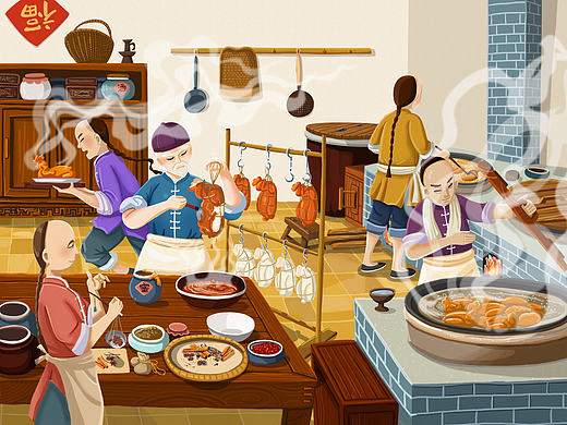 扒鸡包装设计一款