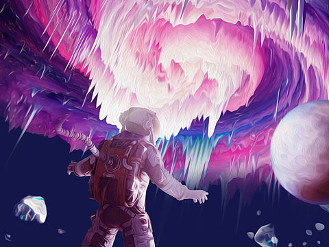 觸碰群星（個人主頁-ZMjU4NTYyMDg=） - 海報 - 站酷設(shè)計師琥珀心9原創(chuàng)素材 - 站酷ZCOOL