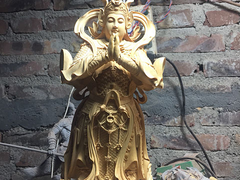 传承工艺第一弹《韦陀菩萨》