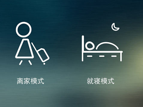 智能家居系统控制界面