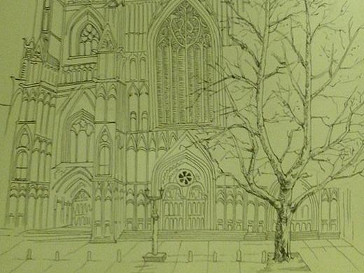 建筑钢笔（个人主页-ZMTg2Mzg5MTI=） - 绘画 - 站酷设计师金叶子6原创素材 - 站酷ZCOOL