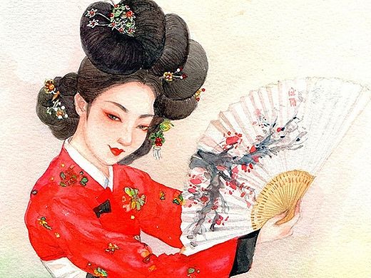 水彩美人(一)：初尝试