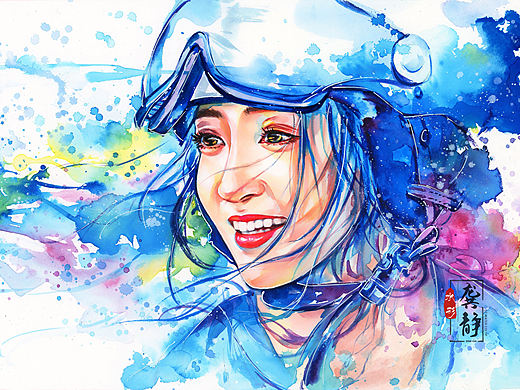 水彩创意插画